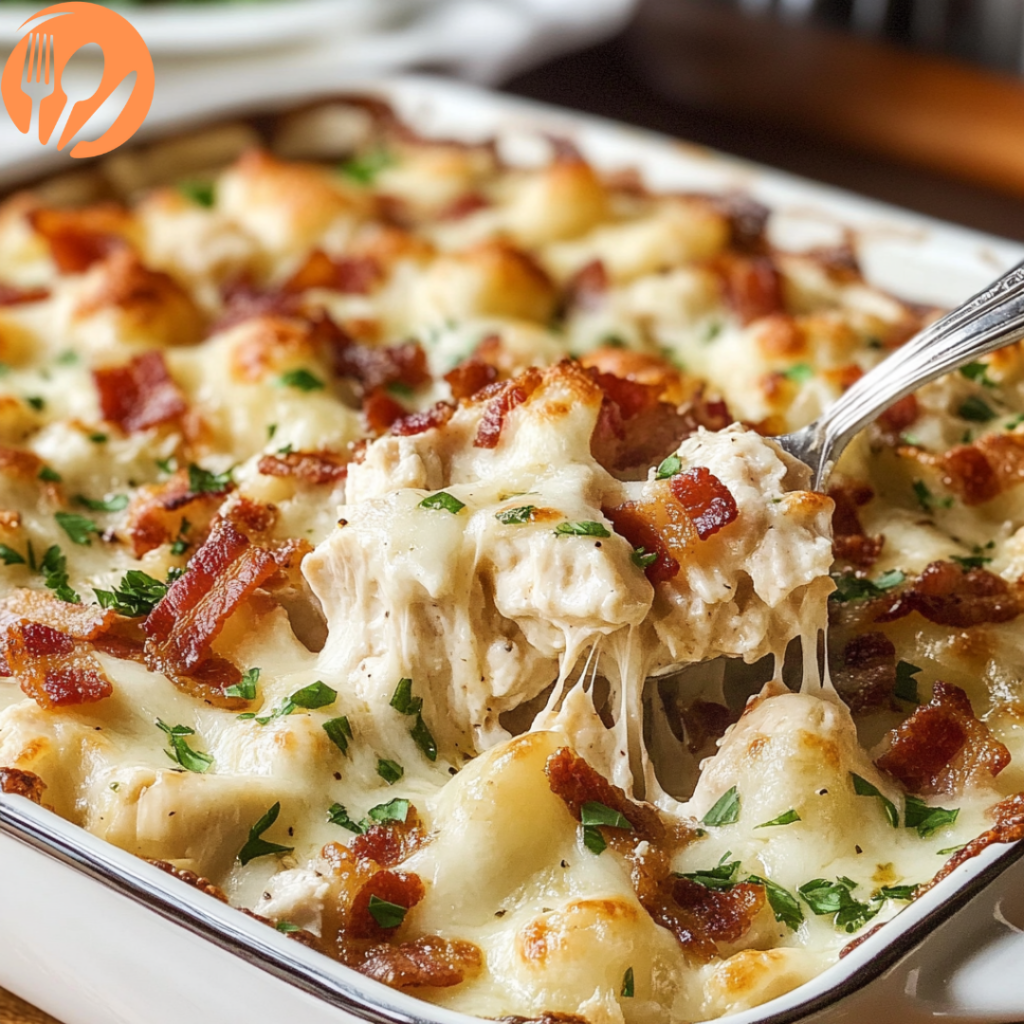 Chicken Bacon Ranch Casserole