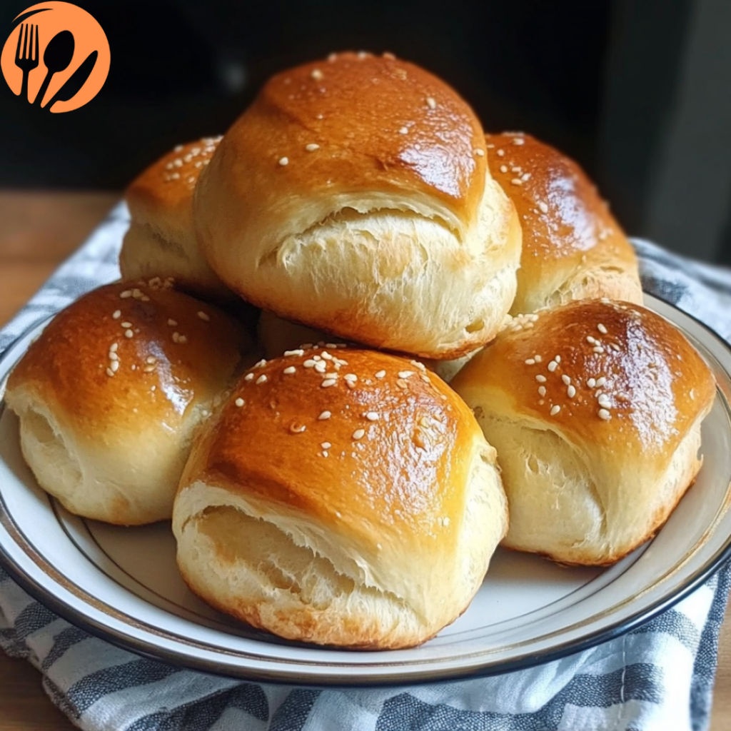 Easy Big Fat Yeast Rolls