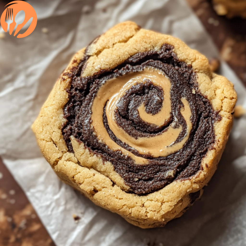 Peanut Butter Brownie Swirl Cookies