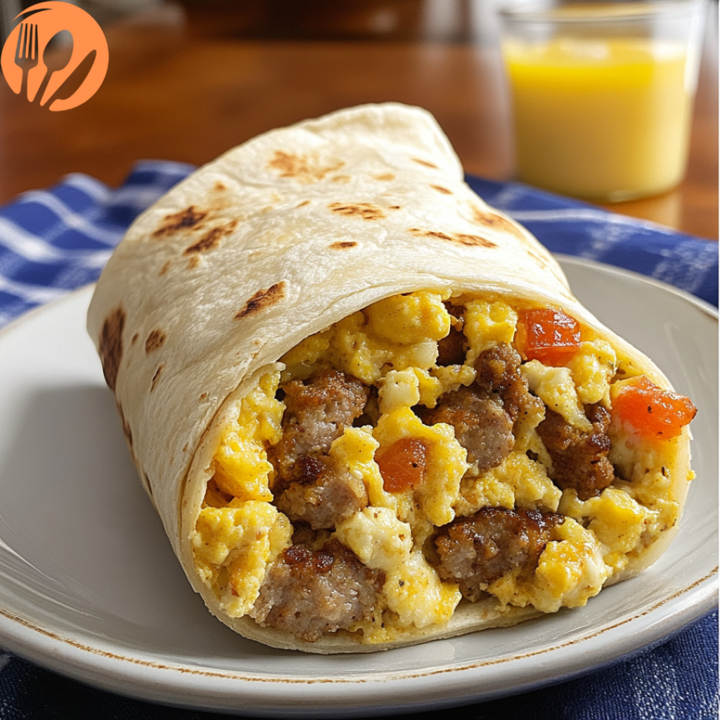 Savory Beef Scramble Wrap