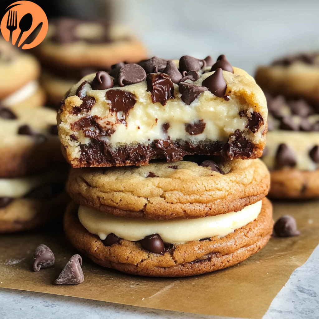 Cheesecake Stuffed Chocolate Chip Cookies