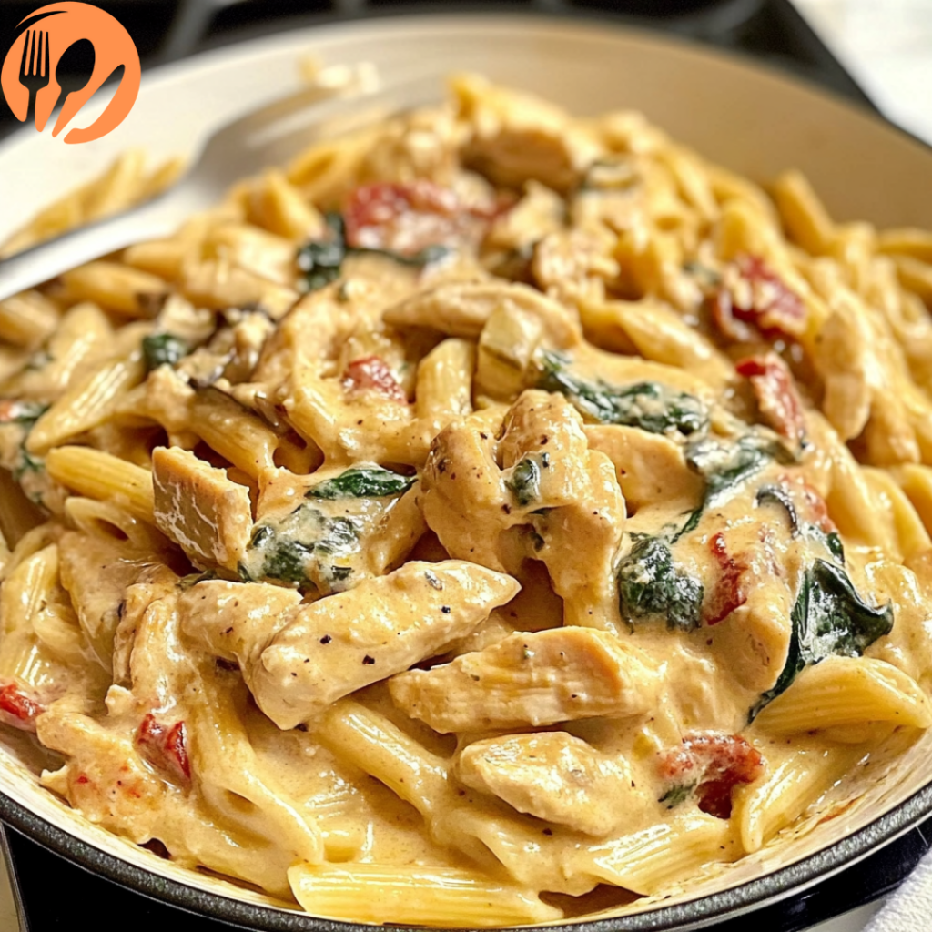 Creamy Chicken Tuscan Pasta