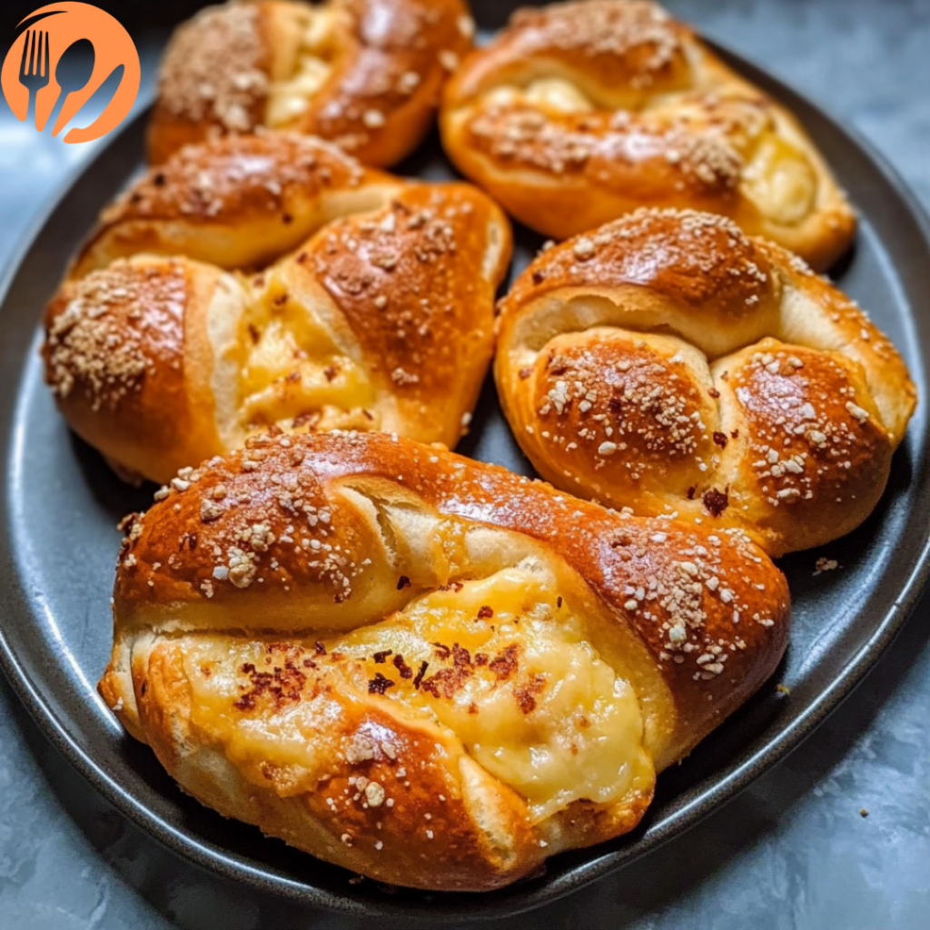 Cheese-Stuffed Pretzels