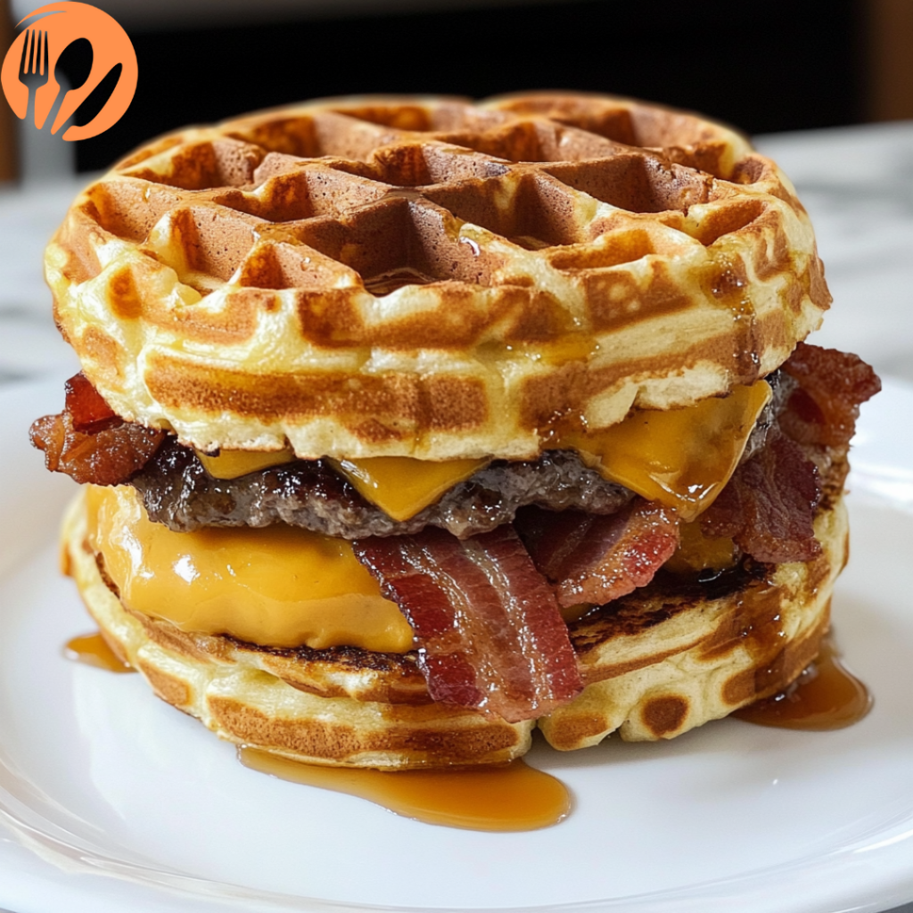 Maple Bacon Waffle Burger