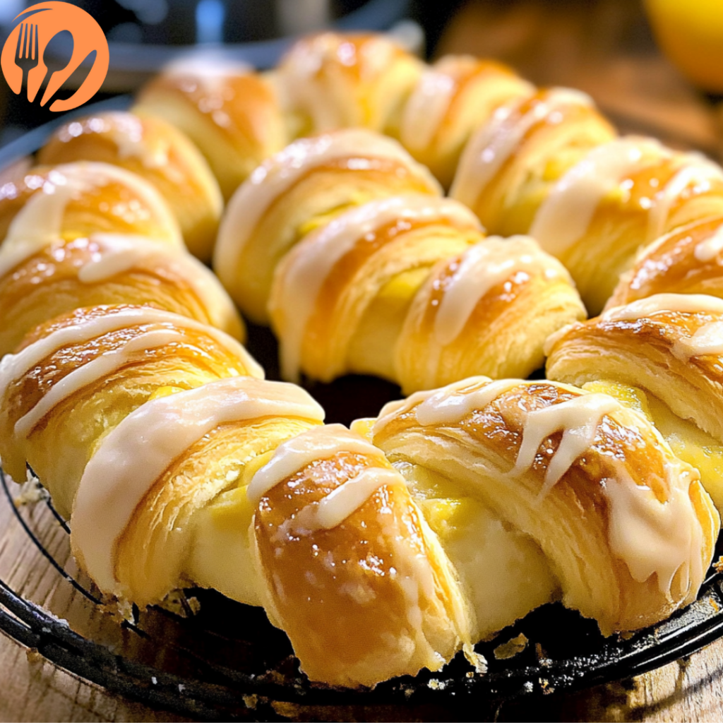 Lemon Cheesecake Crescent Rolls