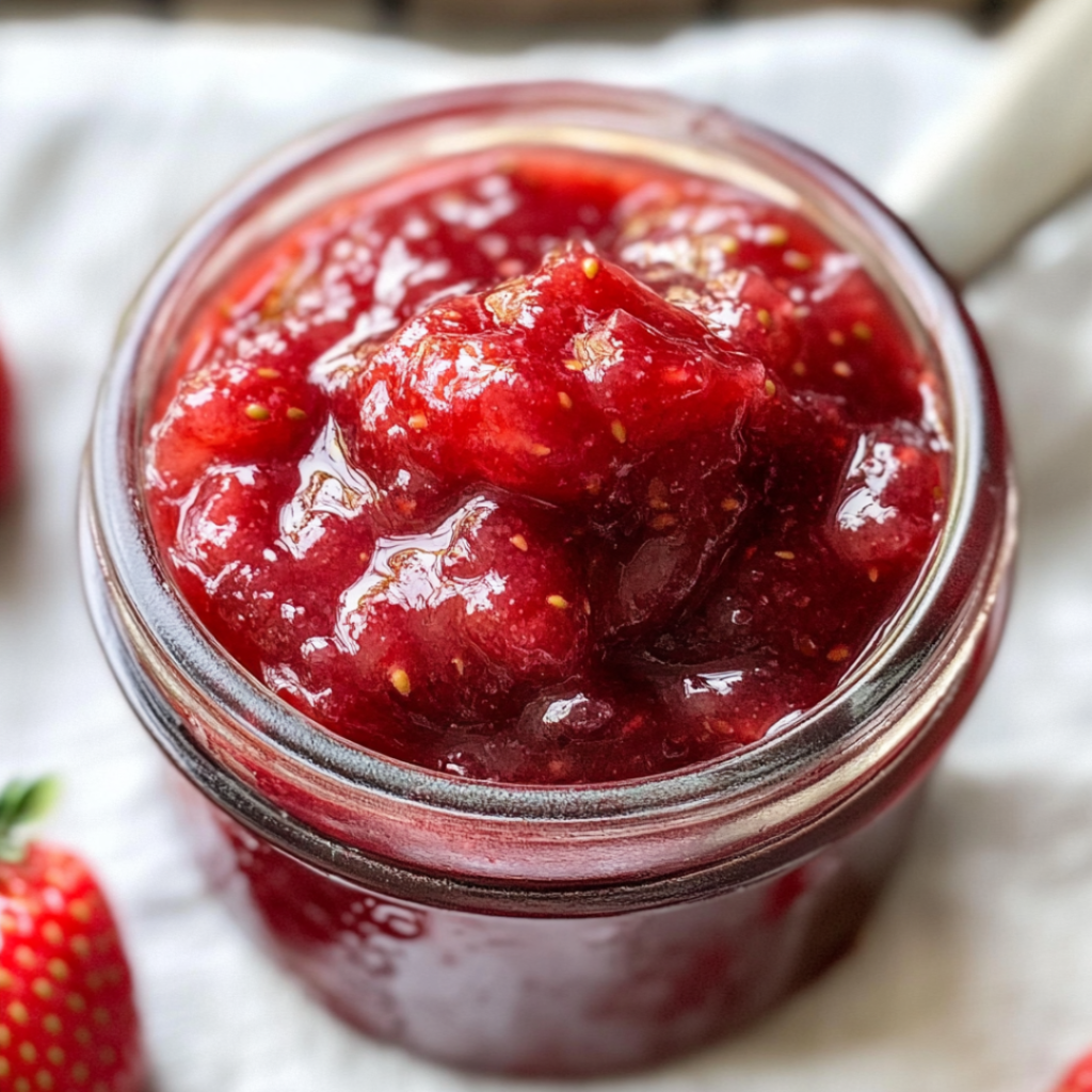 Smooth Homemade Strawberry Jam