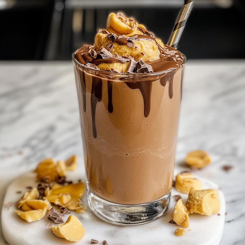 Choco-Peanut Butter Milkshake Delight