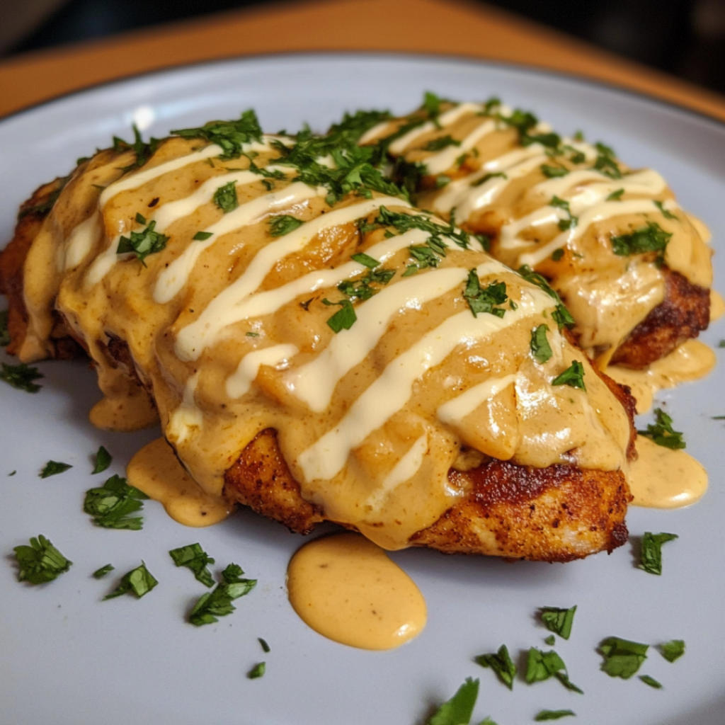 Mexican Chicken with Velvety Cheese Sauce