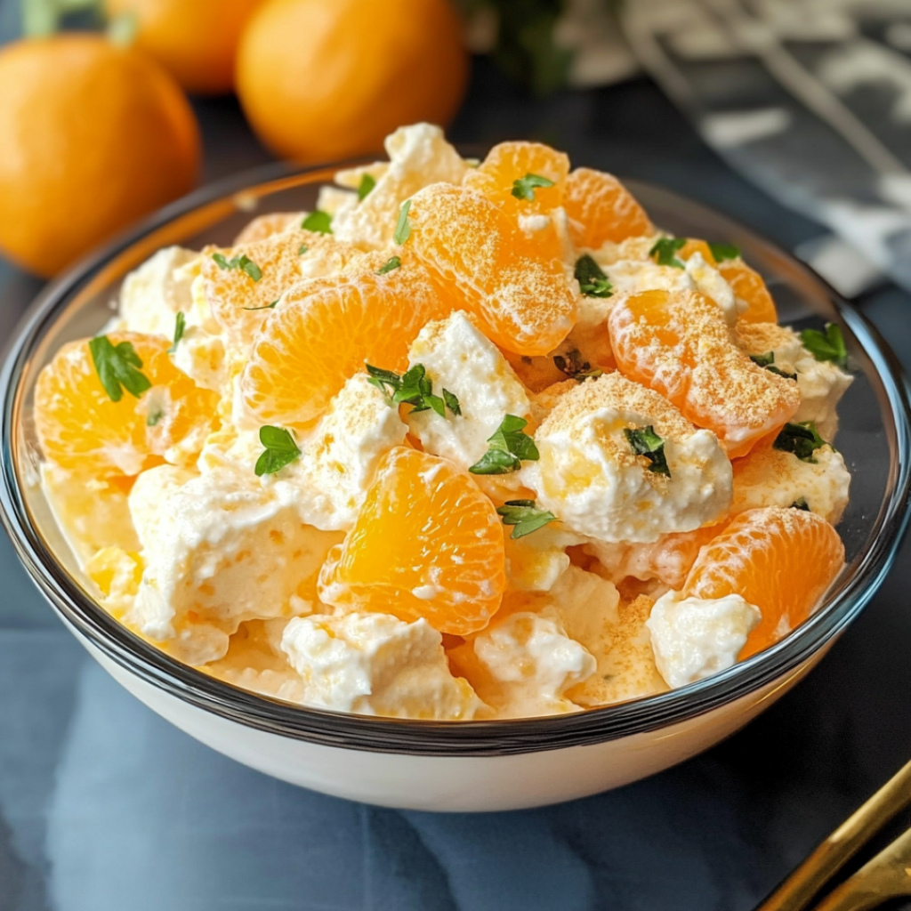 Mandarin Orange Pudding Salad