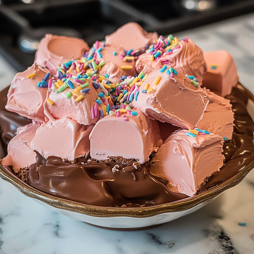 Sweet and Fluffy Cool Whip Candy Bars