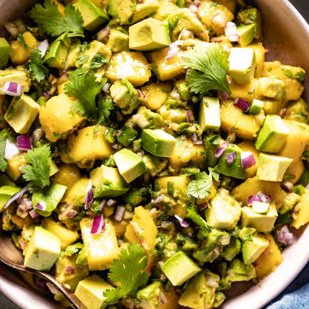 Tropical Avocado Mango Salad