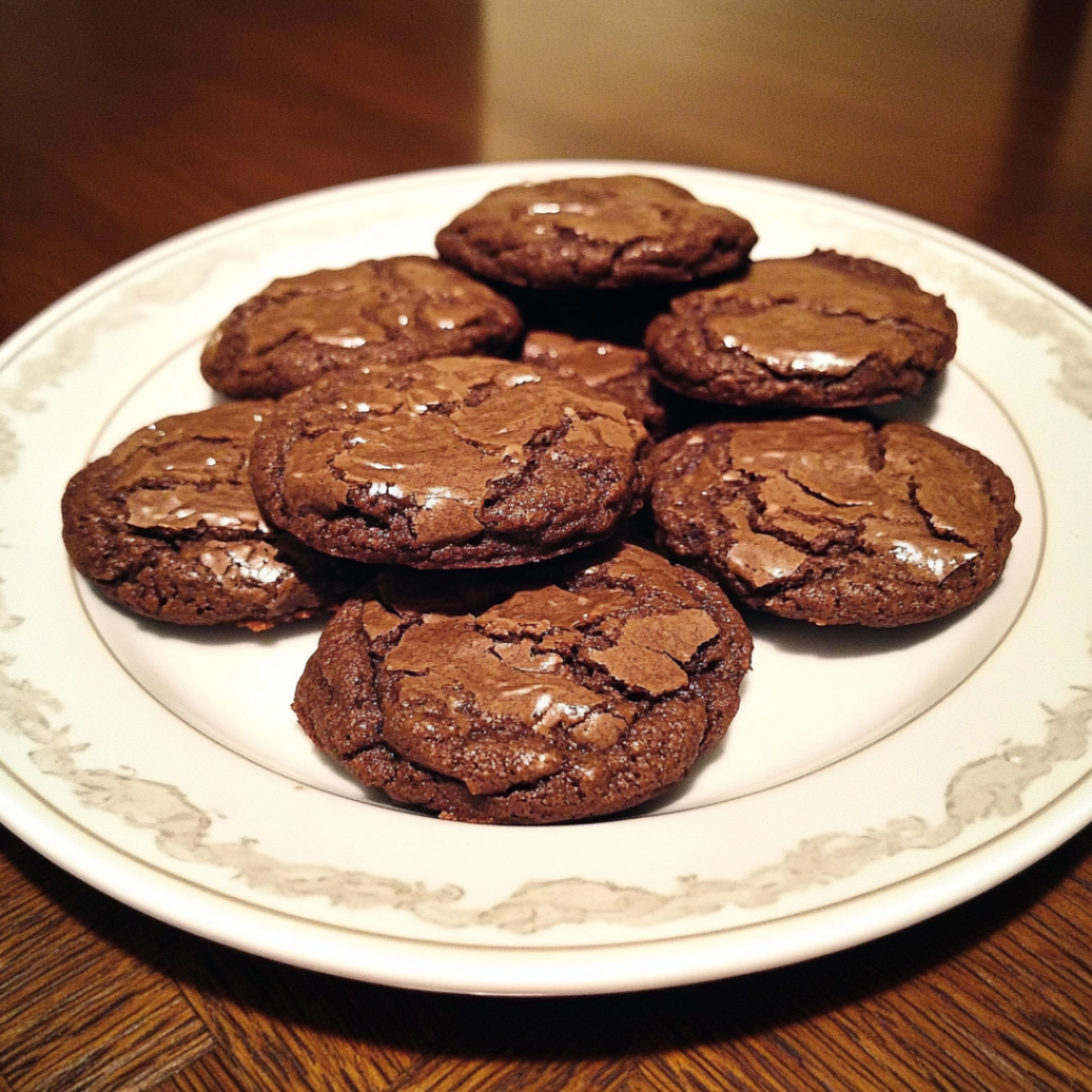 Chewy and Fudgy Brownie Mix Cookies