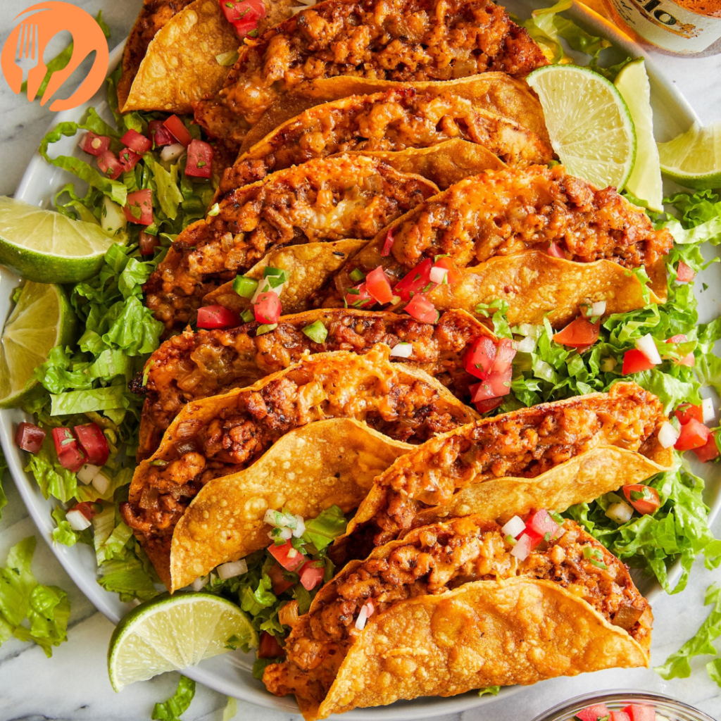 Crispy Baked Spicy Chicken Tacos with a Flavor Kick