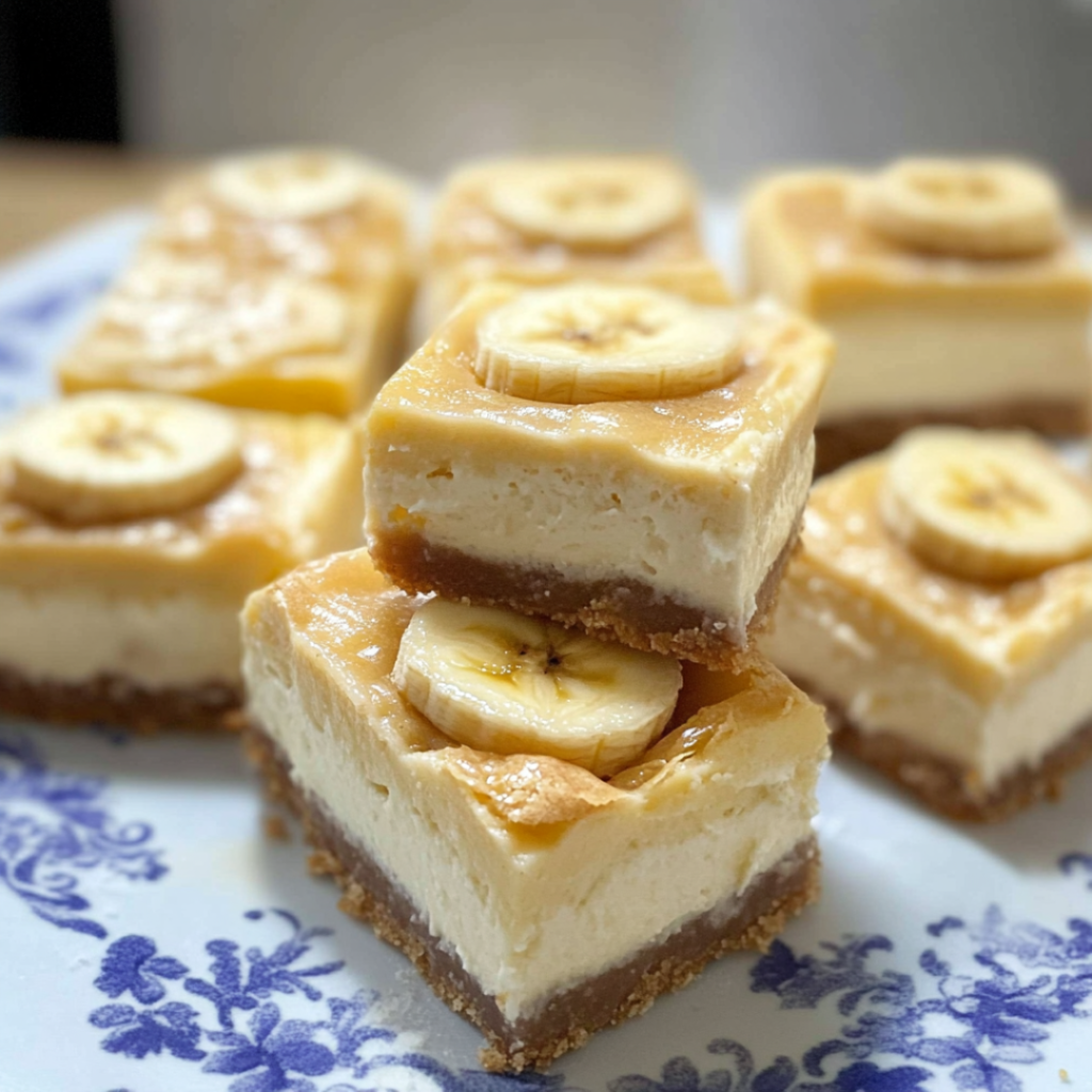 Banana Pudding Cheesecake Bars