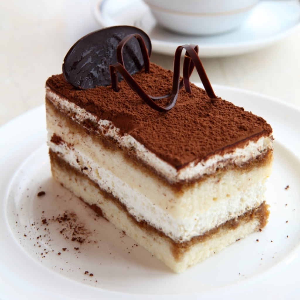 Tiramisu Cake with Layers of Coffee