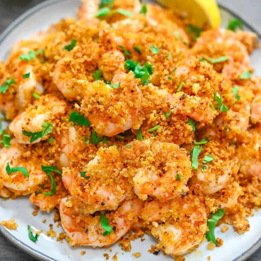 Magic Baked Shrimp with Garlic and Herb Butter