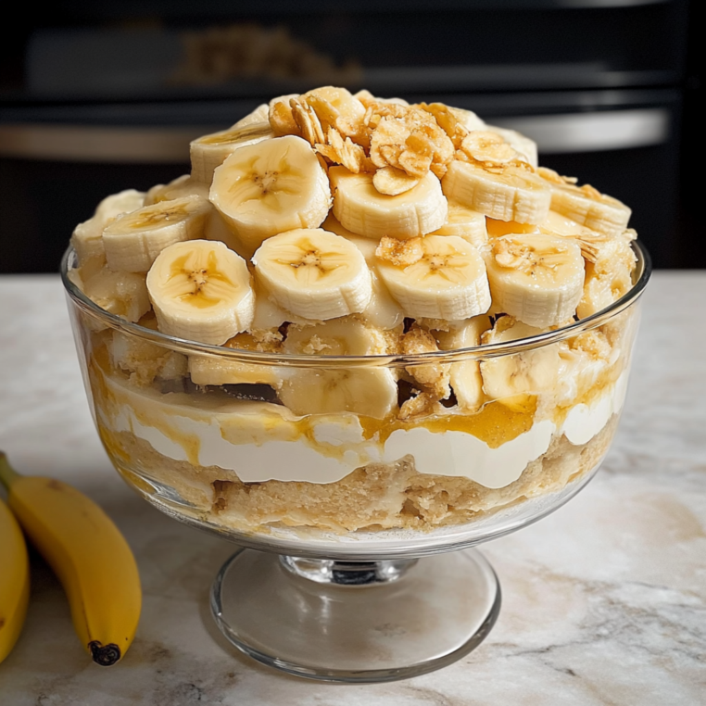 Banana Pudding with Extra Bananas