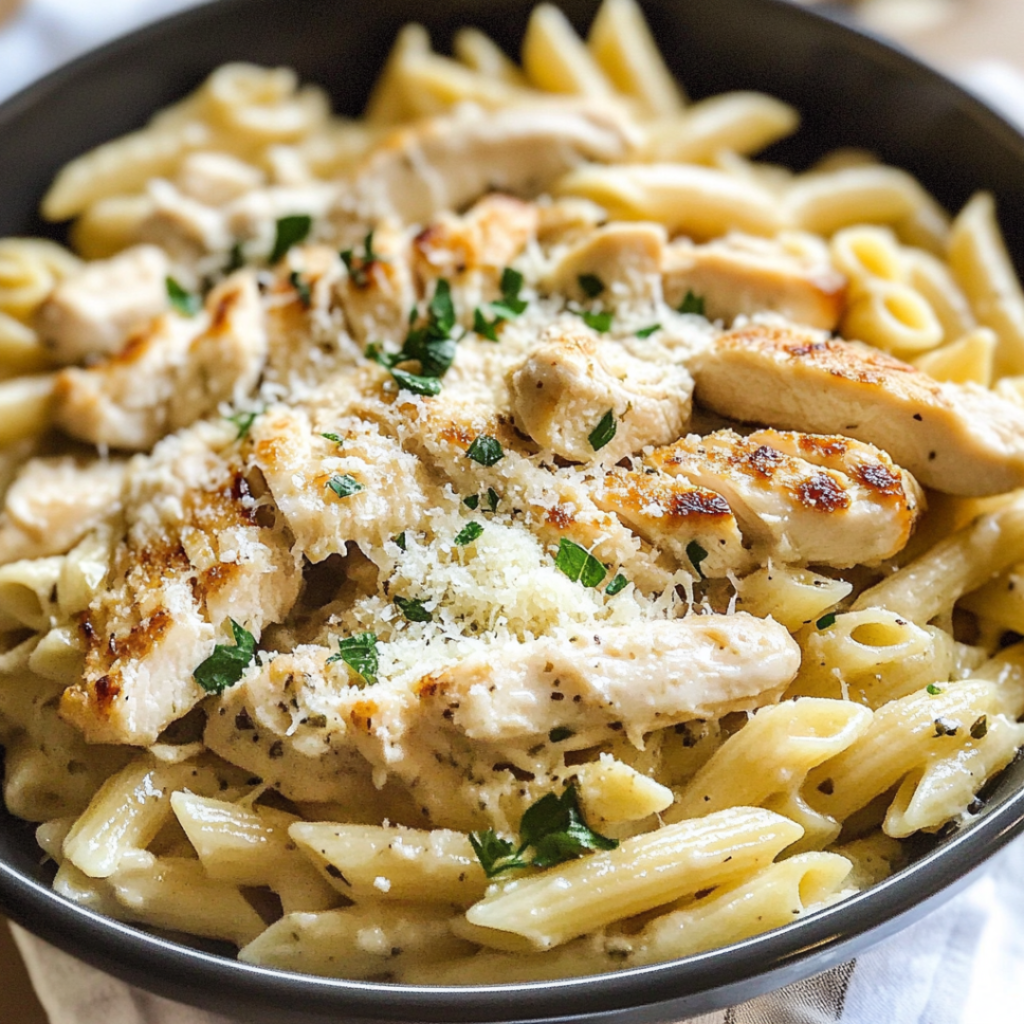 Creamy Parmesan Chicken Pasta