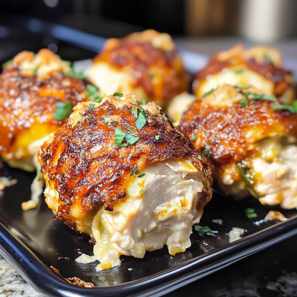 Smoky and Spicy Jalapeño Popper Chicken Bombs