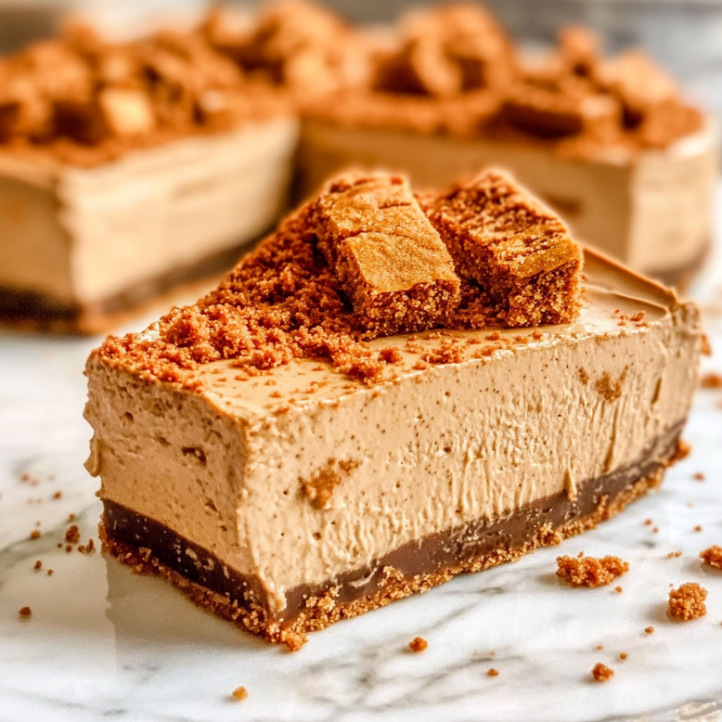 Biscoff Cookie Butter Cheesecake