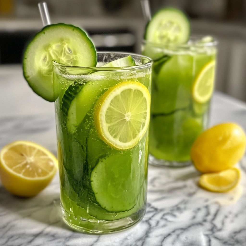 Refreshing Cucumber Lemonade Cooler