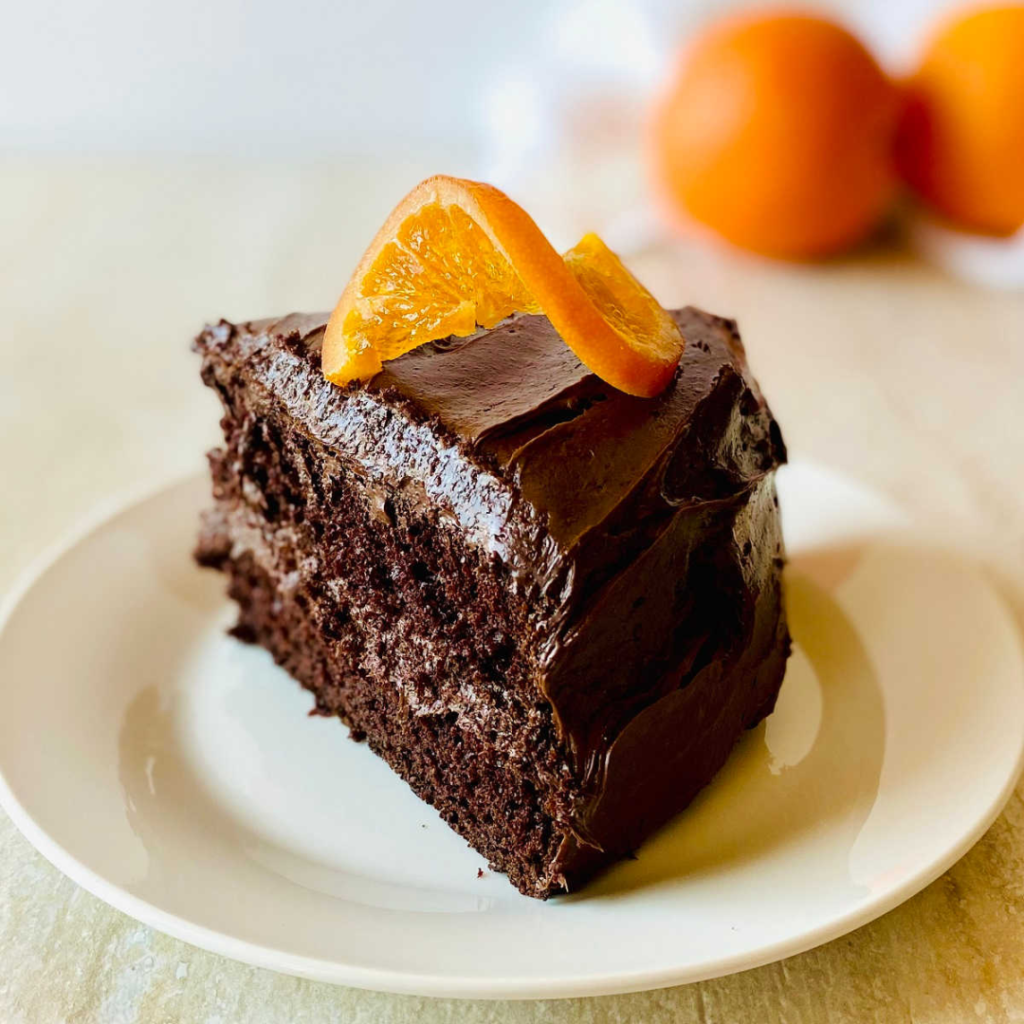 Candied Orange and Chocolate Loaf Cake