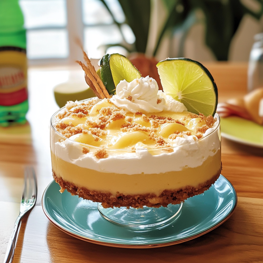 Tropical Key Lime Pie Cheesecake Piña Colada