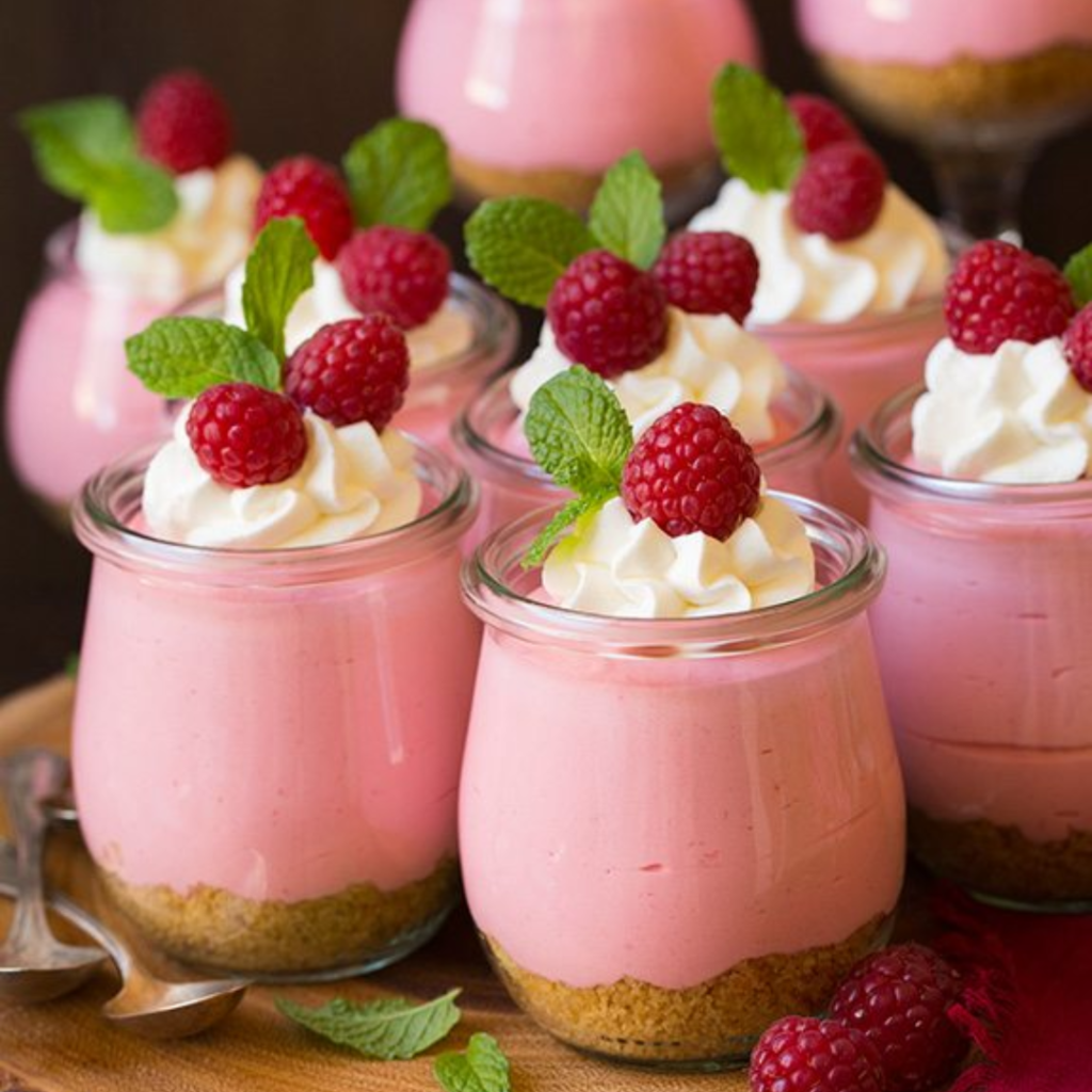 Creamy Raspberry Mousse-Topped Cheesecake