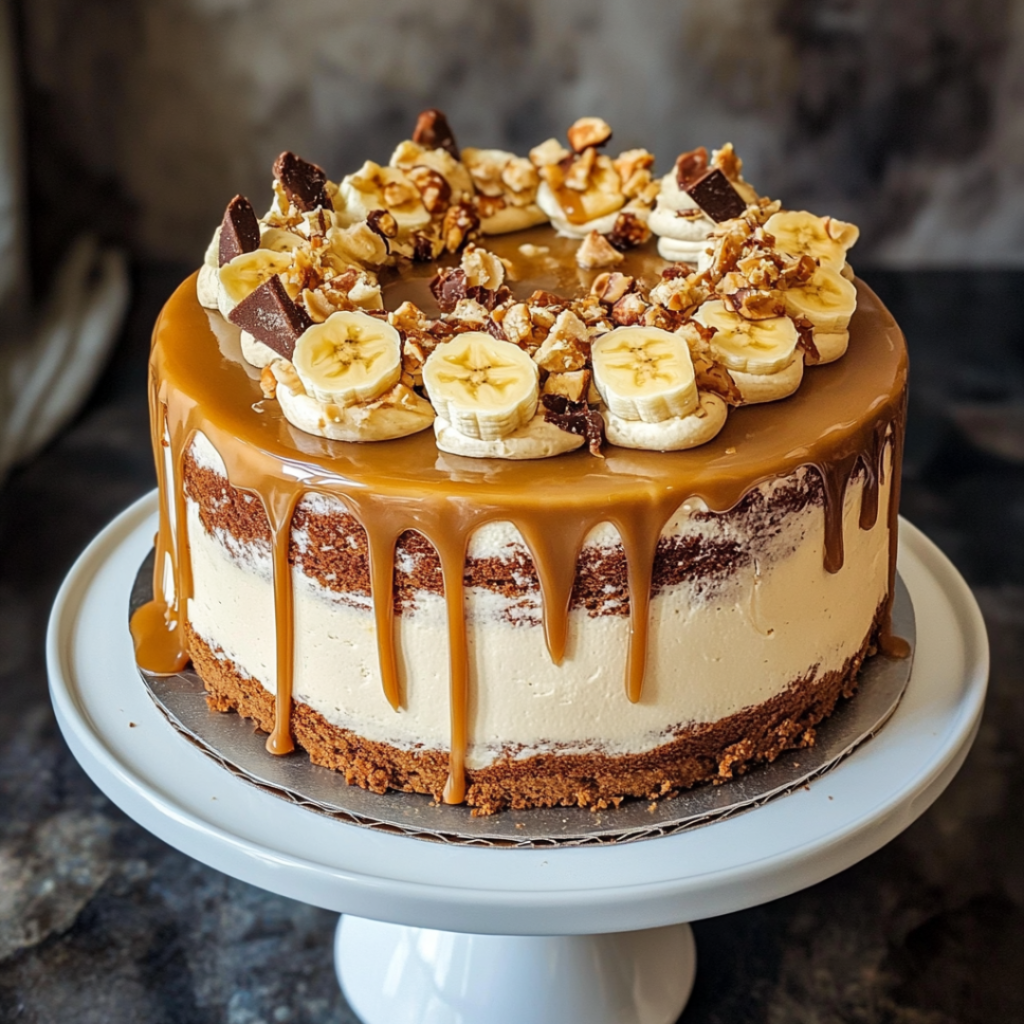 Banana Caramel Cake Fantasy