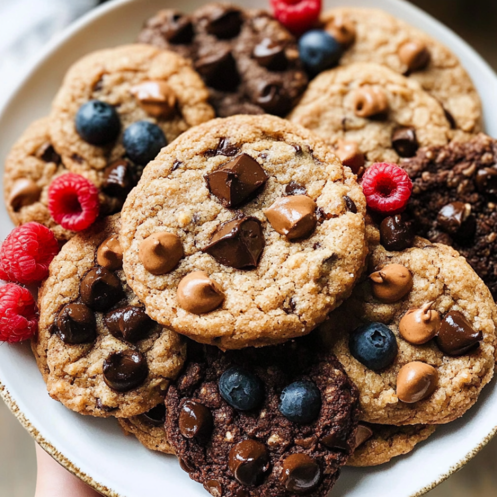 Nutty Oatmeal Protein Cookies