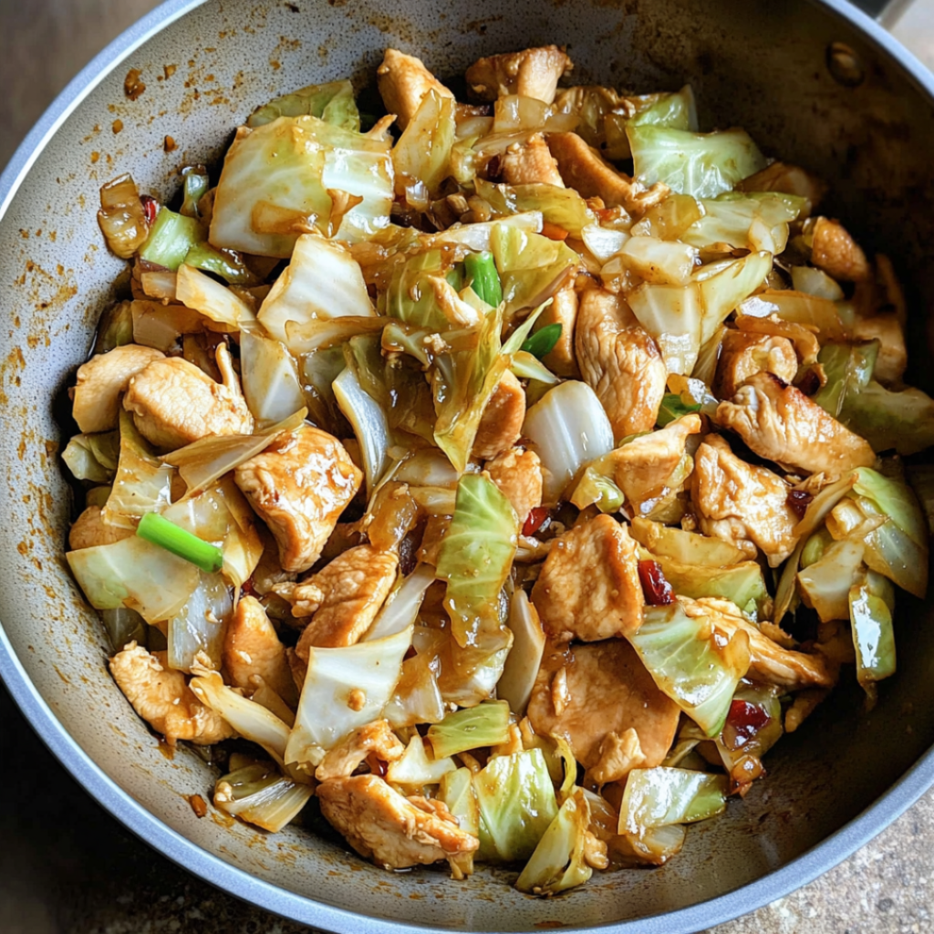 Crispy Chicken and Cabbage Stir-Fry