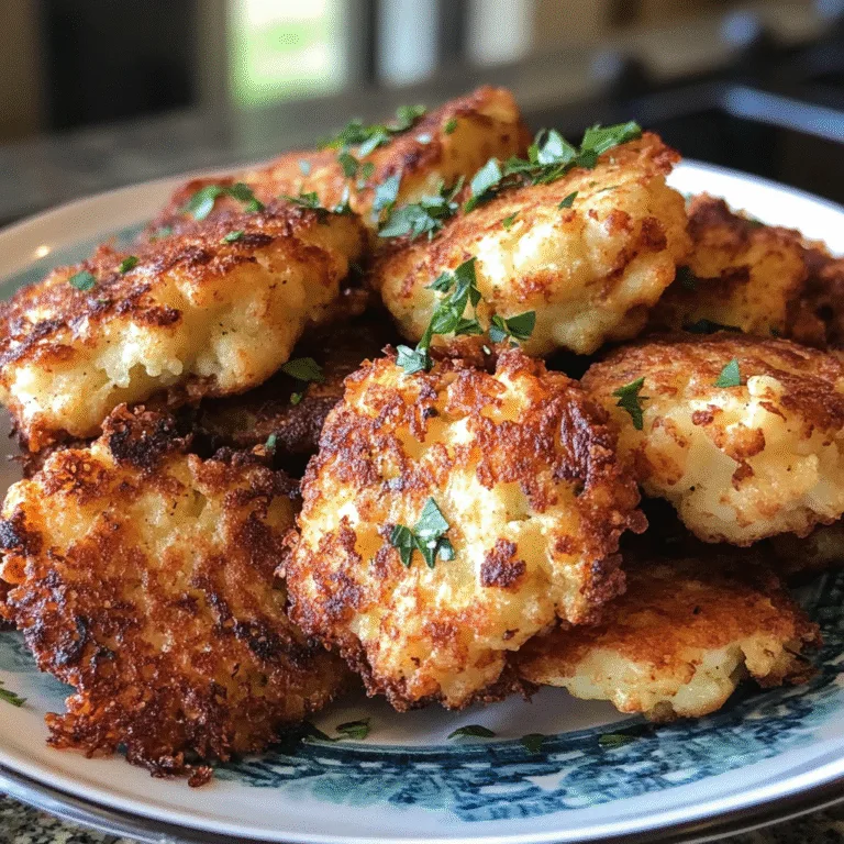 Cauliflower Fritters