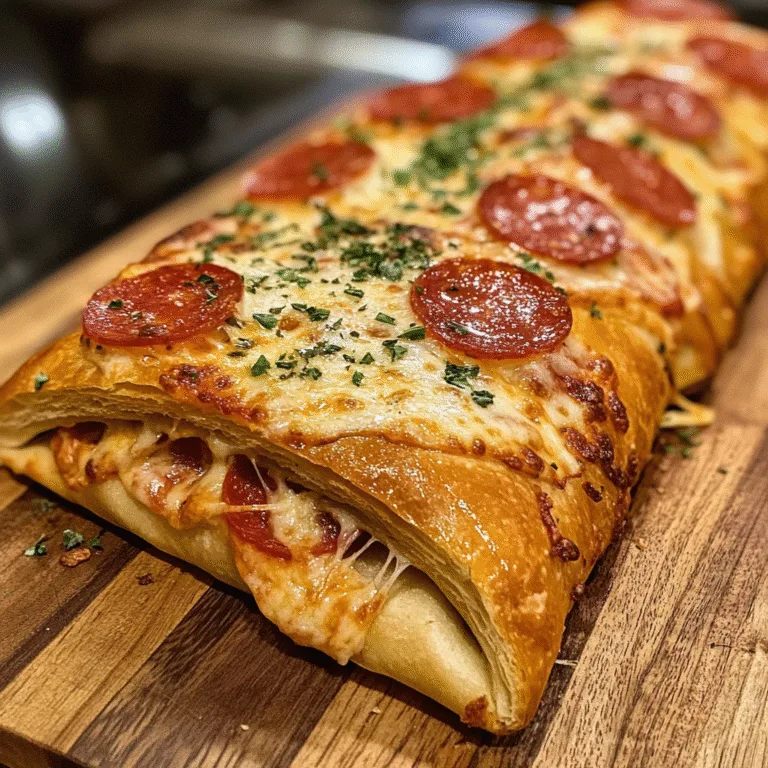 Cheesy Pepperoni Stromboli