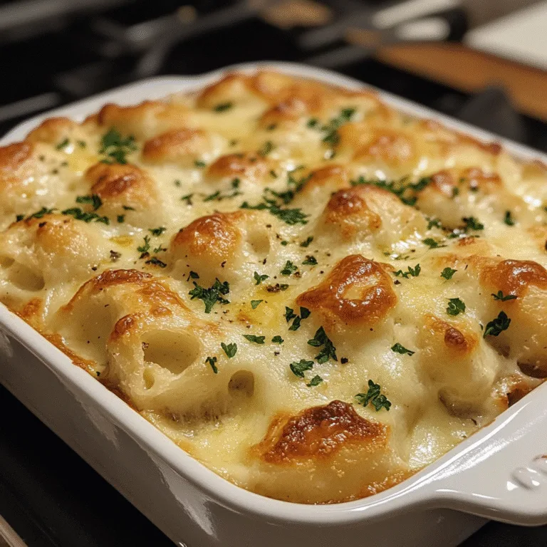 Chicken Alfredo Crazy Puffs