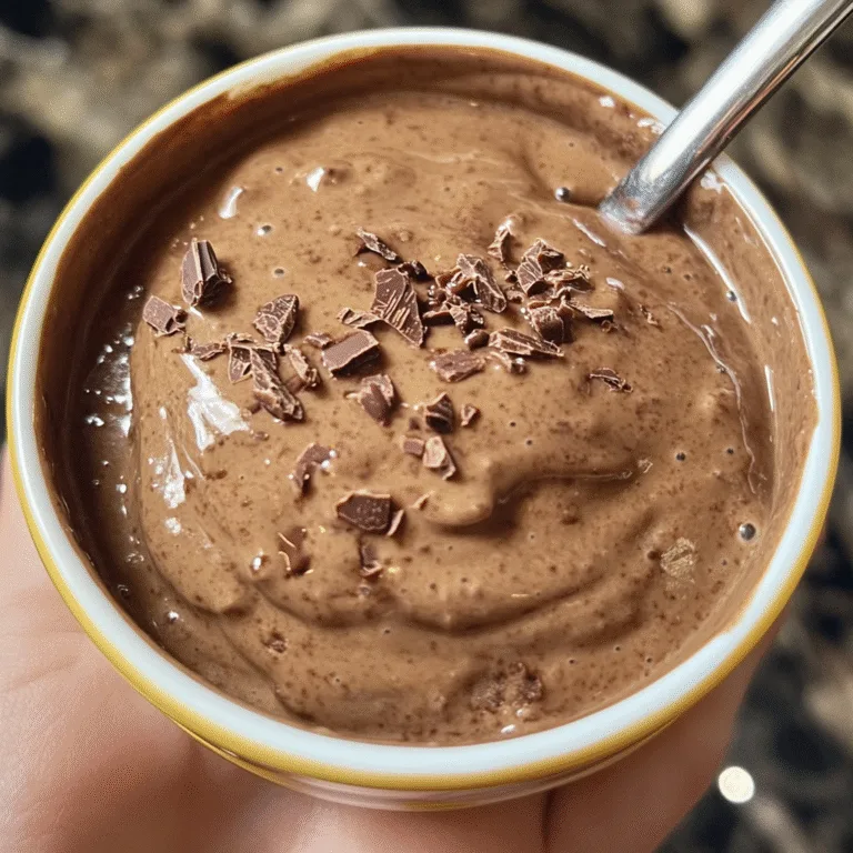 Chocolate Protein Pudding