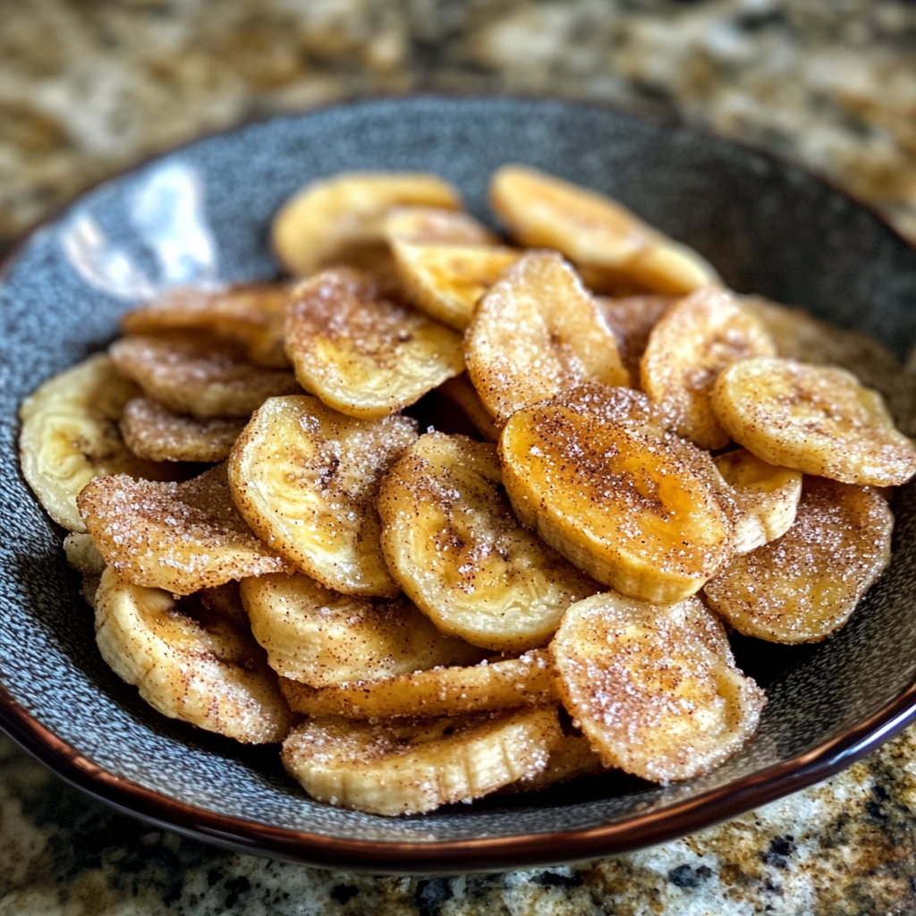 Cinnamon Sugar Banana Chips Cinnamon Sugar Banana Chips