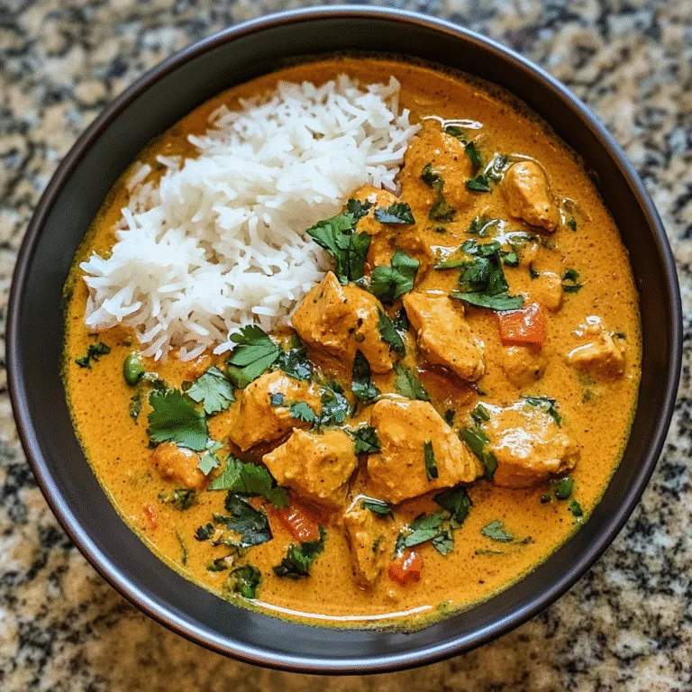 Coconut Tender Chicken Curry