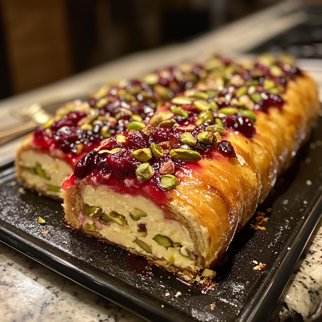 Cranberry Pistachio Cheese Log Cranberry Pistachio Cheese Log