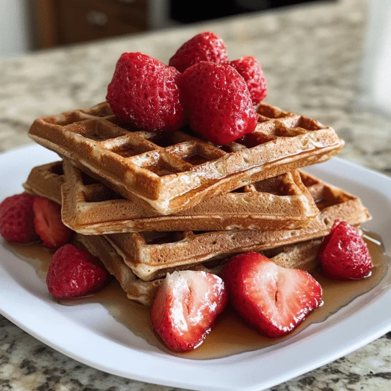Crispy High Protein Waffles