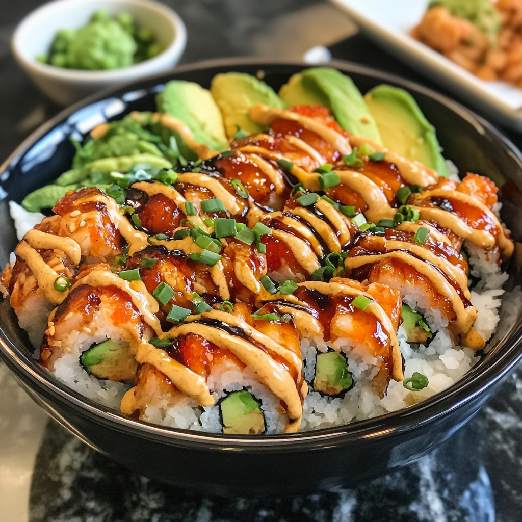 Crunch Roll Sushi Bowl
