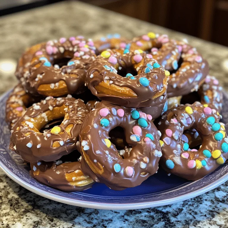 Easter Chocolate Pretzels