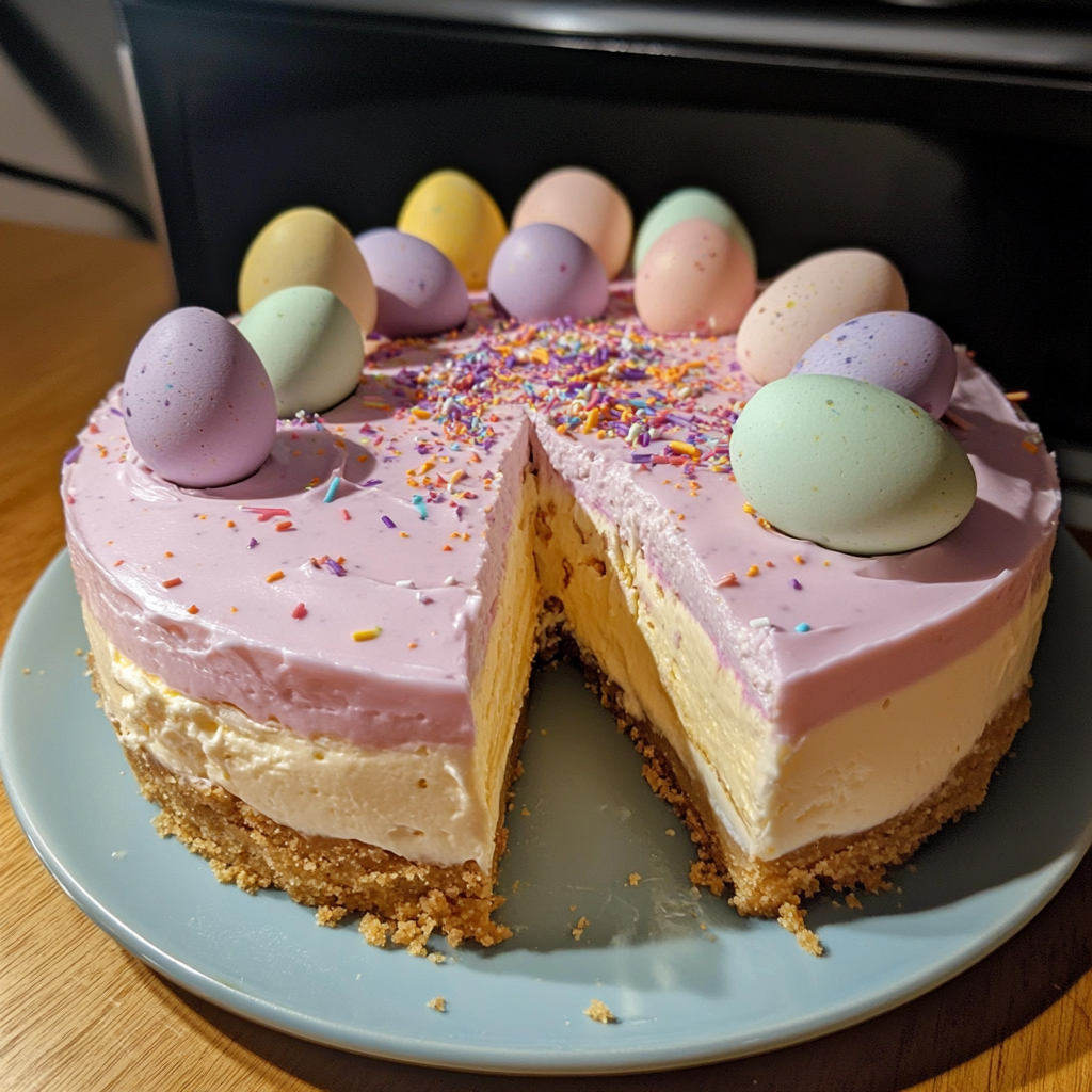 Easter Egg Cheesecake Easter Egg Cheesecake