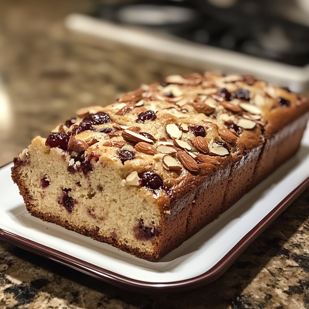 Easy Almond Cherry Bread Easy Almond Cherry Bread