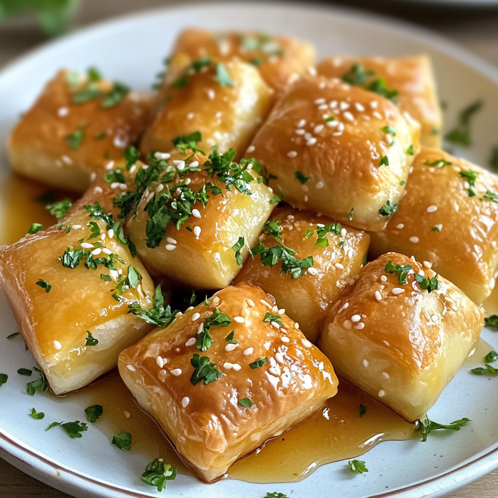 Feta Fillo Honey Bites