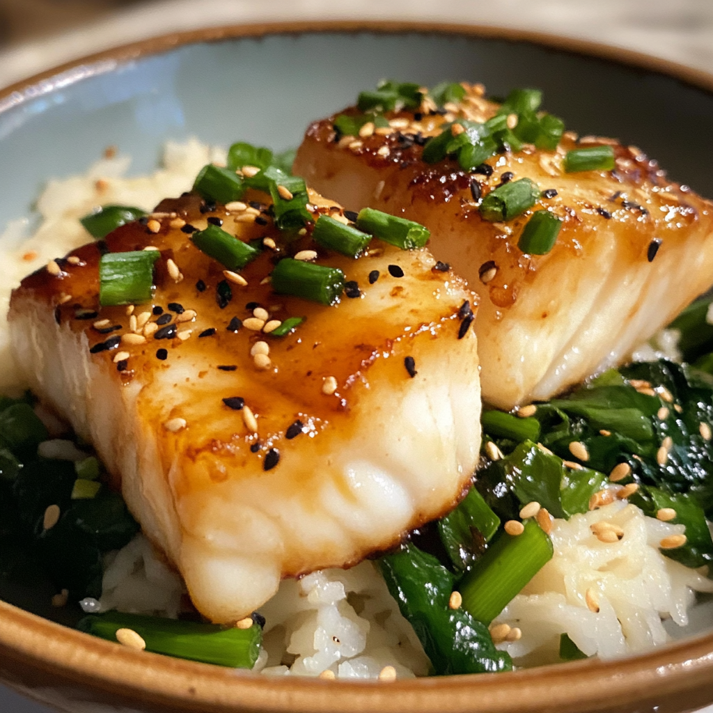 Ginger Soy Glazed Cod