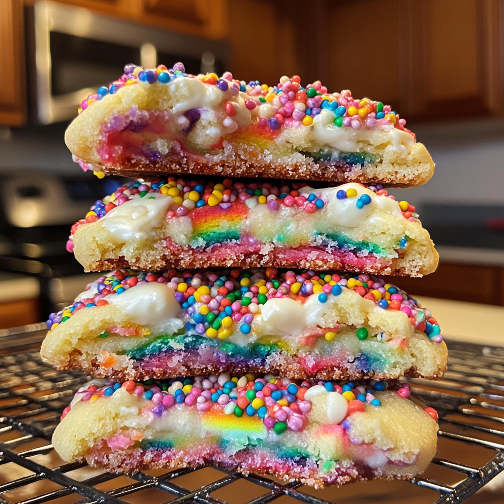 Hidden Rainbow Cookies