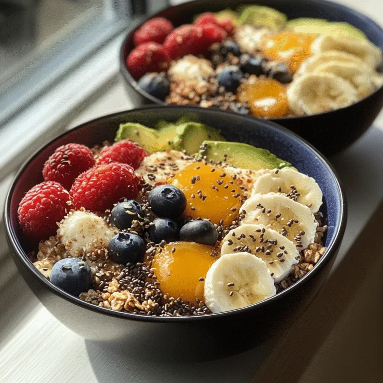High Protein Breakfast Bowls
