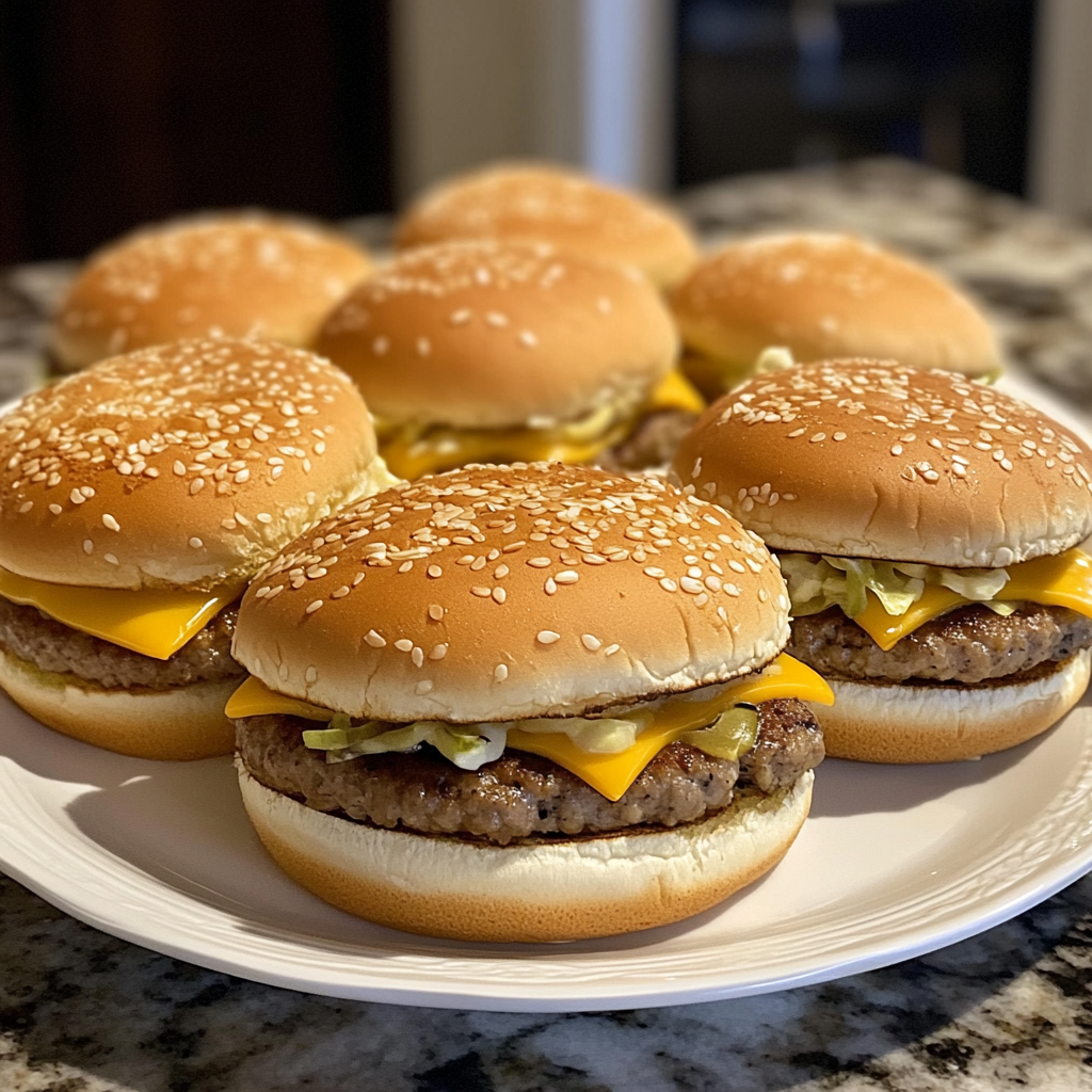 Homemade Big Mac Sliders