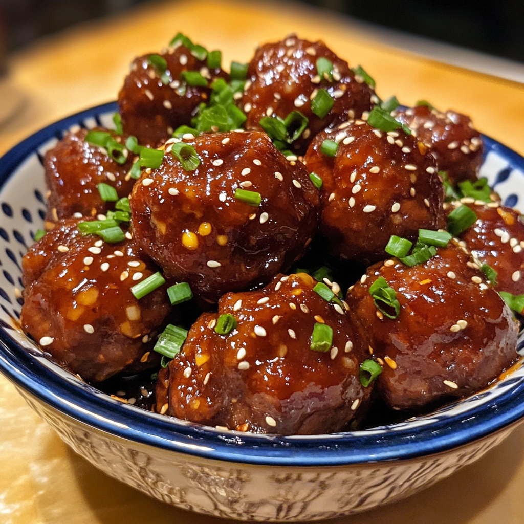 Korean Bbq Meatballs