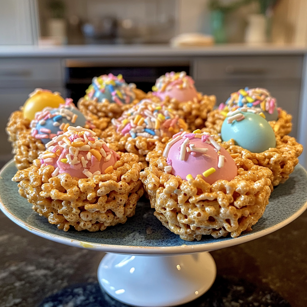 Krispies Easter Egg Nests Krispies Easter Egg Nests